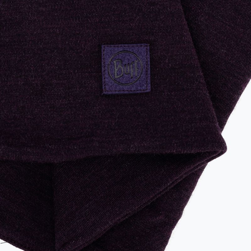 BUFF sunkaus svorio Merino vilnos tamsiai violetinės spalvos snukis 3
