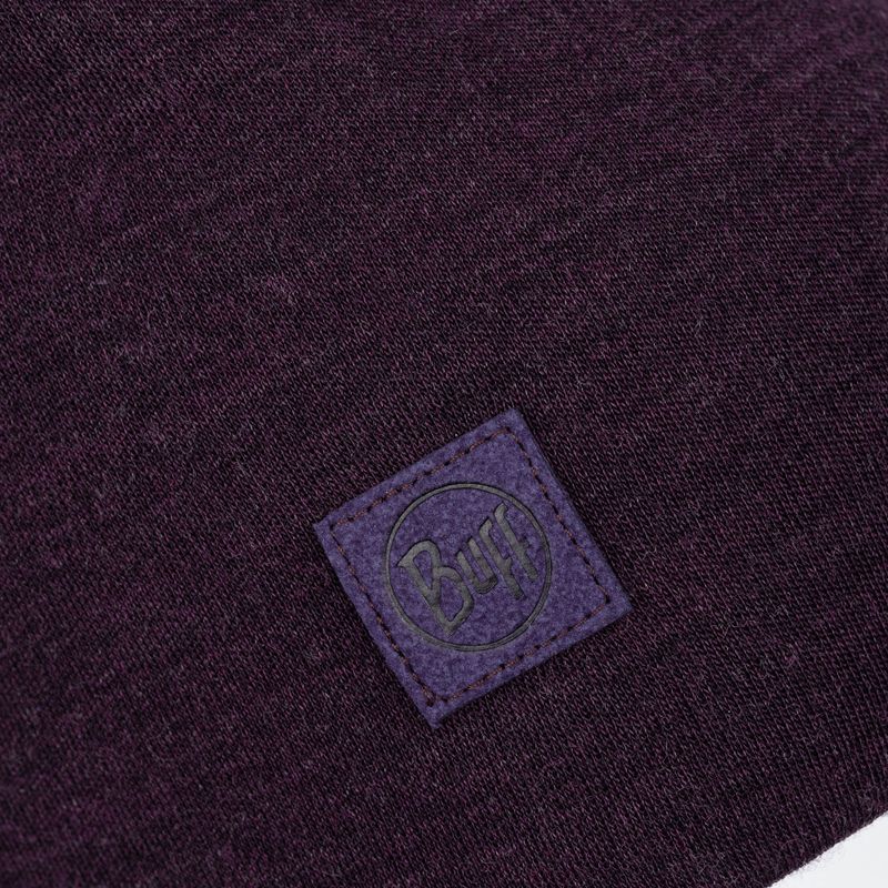 BUFF Sunkiasvorė Merino vilnos violetinė žieminė kepurė 3