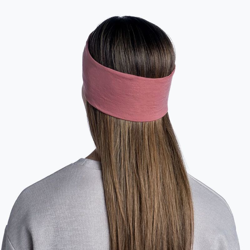 BUFF Midweight Merino Wool rosewood melange galvos apdangalas 7