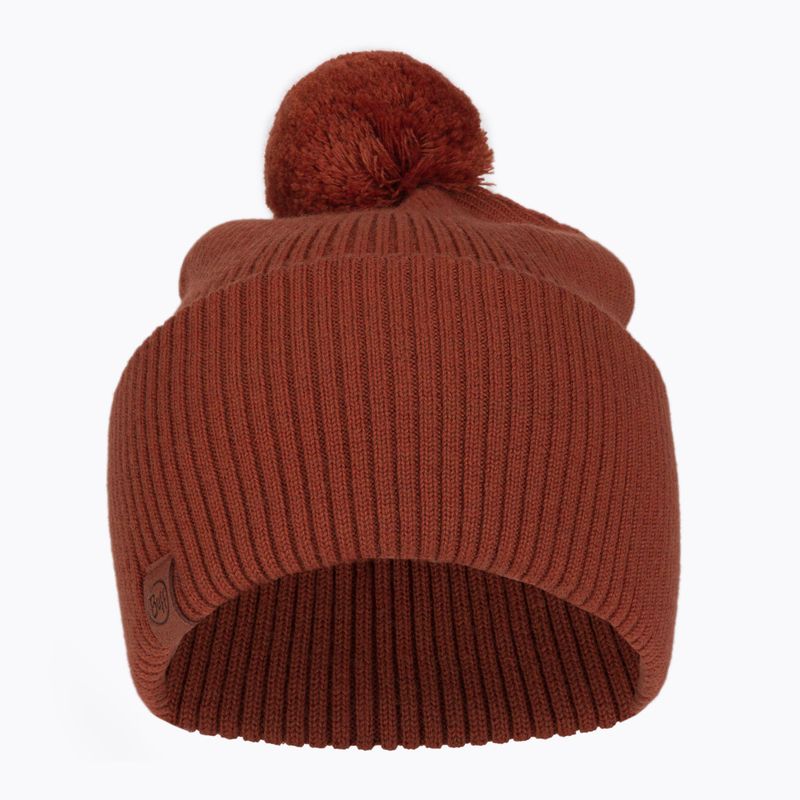 BUFF Merino megzta žieminė kepurė Tim rusty 2