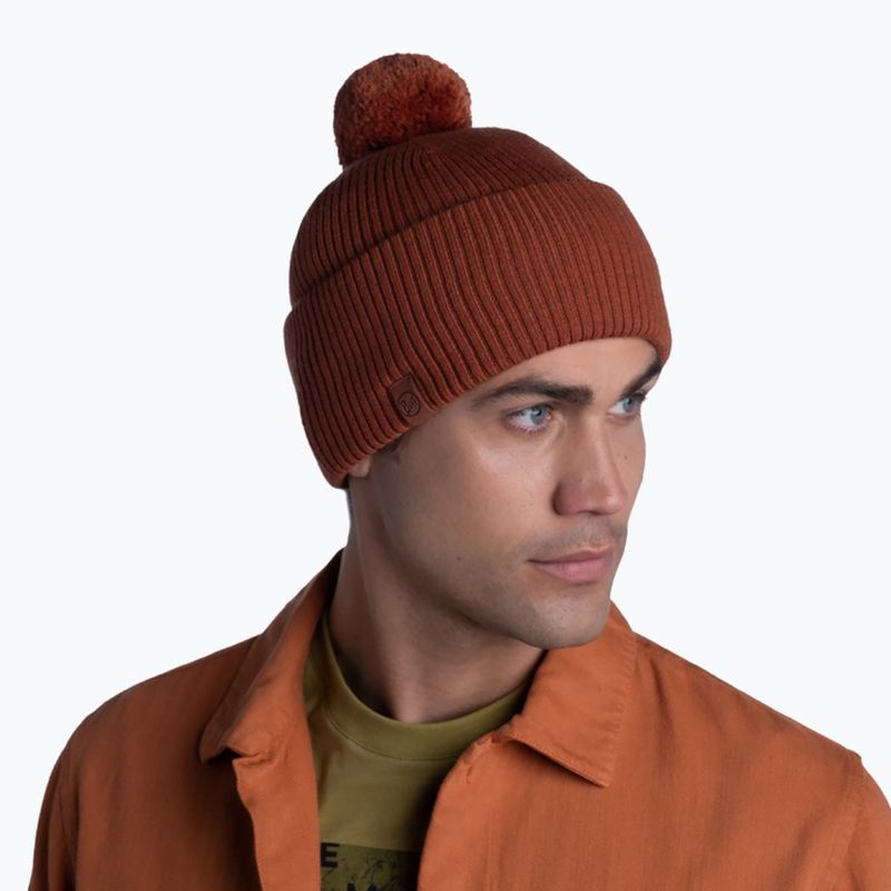 BUFF Merino megzta žieminė kepurė Tim rusty 6