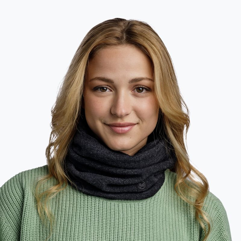 Daugiafunkcinis diržas BUFF Merino Fleece juodas 4