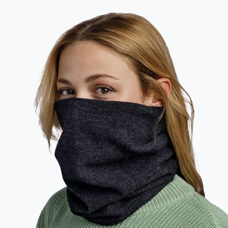 Daugiafunkcinis diržas BUFF Merino Fleece juodas 5