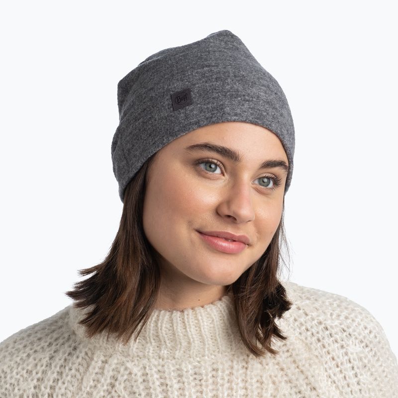 Žieminė kepurė BUFF Merino Fleece grey 4