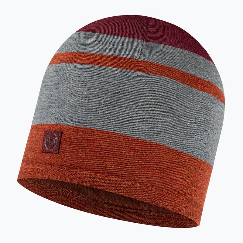 BUFF Merino Move raudonmedžio spalvos žieminė kepurė 4