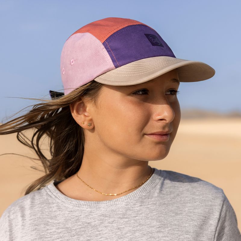 BUFF vaikiška beisbolo kepuraitė 5 Panel Go Colart violet 9