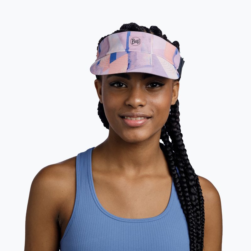 BUFF Go Visor Shane alyvinis bėgimo skydelis 7