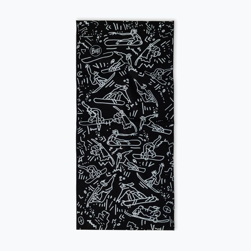 Vaikiška daugiafunkcinė skara BUFF Original Ecostretch Tivat Black 2