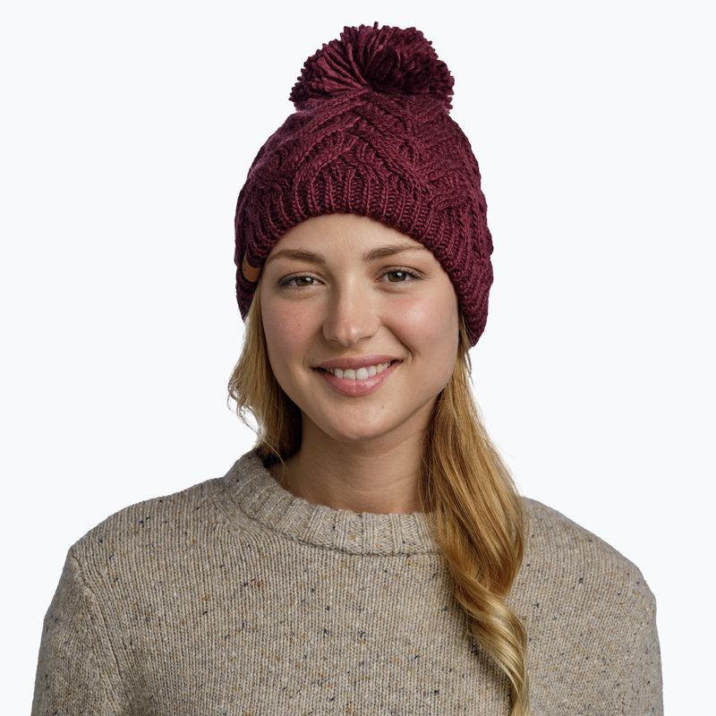 Žieminė kepurė BUFF Knitted & Fleece Caryn dahlia 3