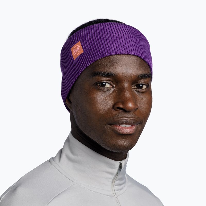 Galvos juosta BUFF Crossknit purple 4