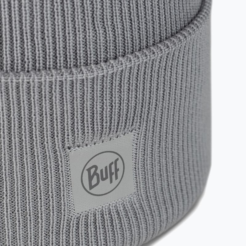 Žieminė kepurė BUFF Crossknit light grey 2