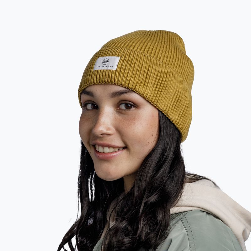 Žieminė kepurė BUFF Knitted Drisk citronella 4