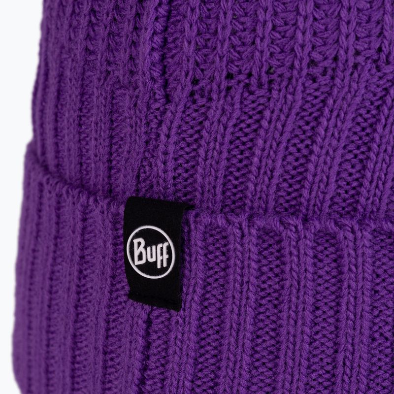 Žieminė kepurė BUFF Knitted & Fleece Renso purple 2