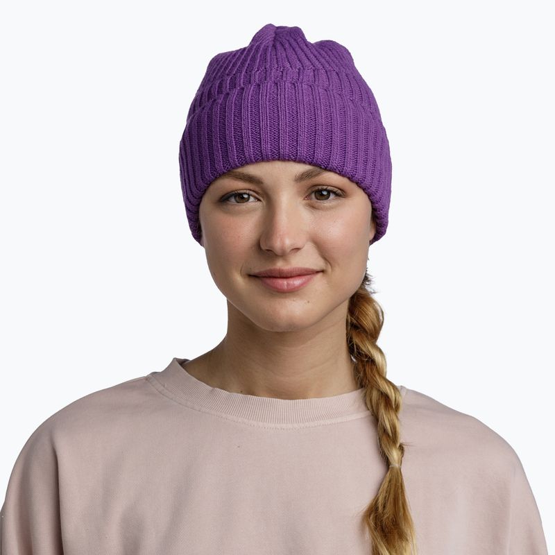 Žieminė kepurė BUFF Knitted & Fleece Renso purple 3