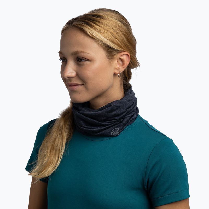 Daugiafunkcinė skara BUFF Lightweight Merino Wool night blue 3