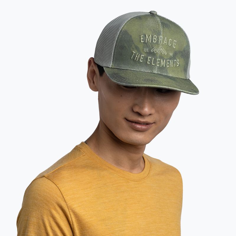 Kepuraitė su snapeliu BUFF Explore Trucker wate forest 3