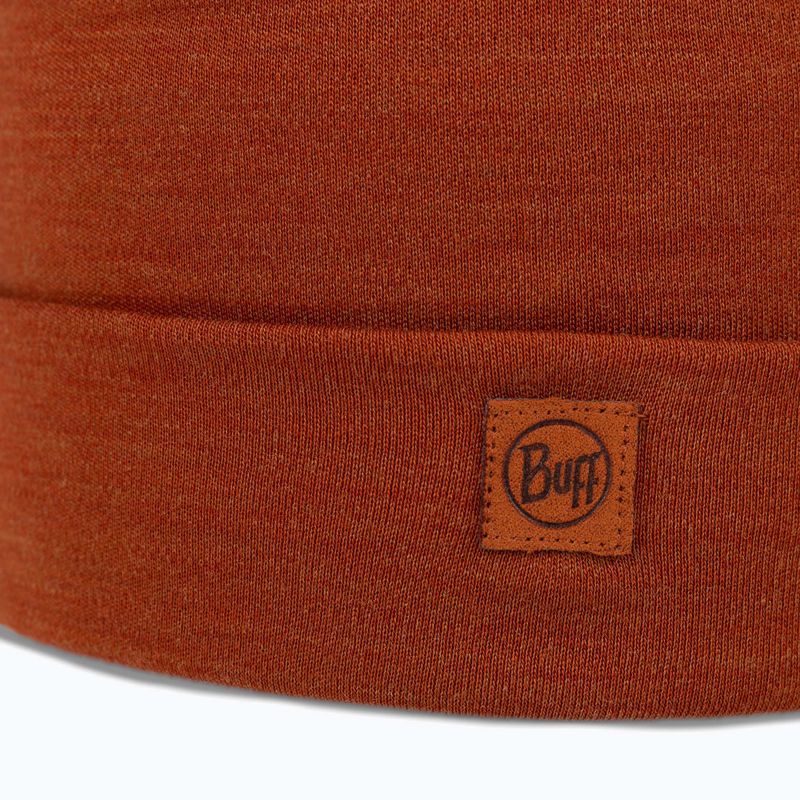 Žieminė kepurė BUFF Heavyweight Merino Wool solid cinnamon 2