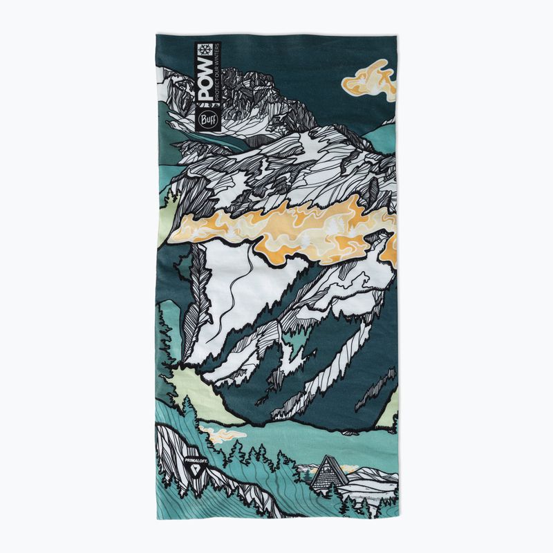 Daugiafunkcinė skara BUFF Thermonet pow lixot green 2