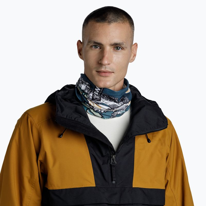 Daugiafunkcinė skara BUFF Thermonet pow lixot green 5