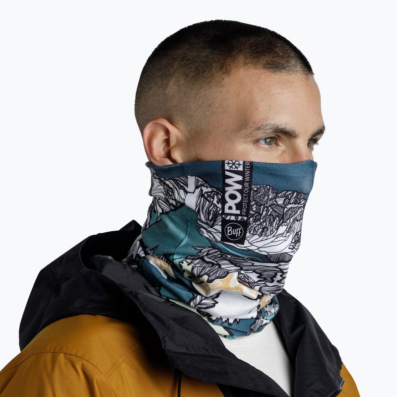 Daugiafunkcinė skara BUFF Thermonet pow lixot green 6