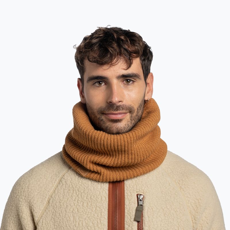 Kaklo mova BUFF Knitted & Fleece Rutger copper 3