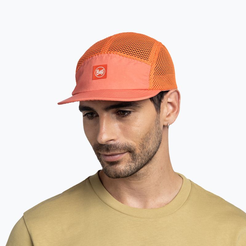 Kepurė su snapeliu BUFF 5 Panel Air saret poppy 4