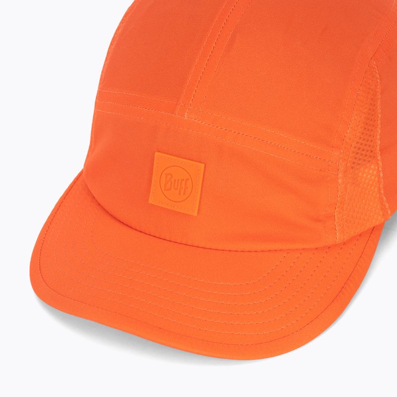 Kepurė su snapeliu BUFF 5 Panel Go solid poppy 3