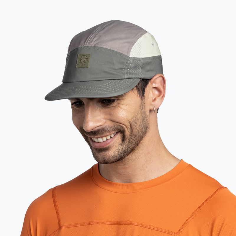 Kepurė su snapeliu BUFF 5 Panel Go domus khaki 4
