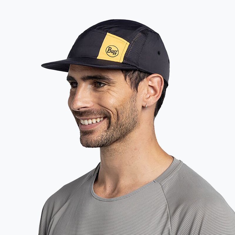 Kepurė su snapeliu BUFF 5 Panel Go logo black 3