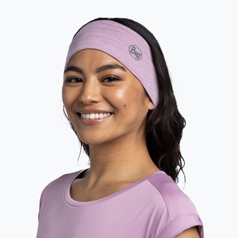 Galvos juosta BUFF Lightweight Merino Wool pansy 2