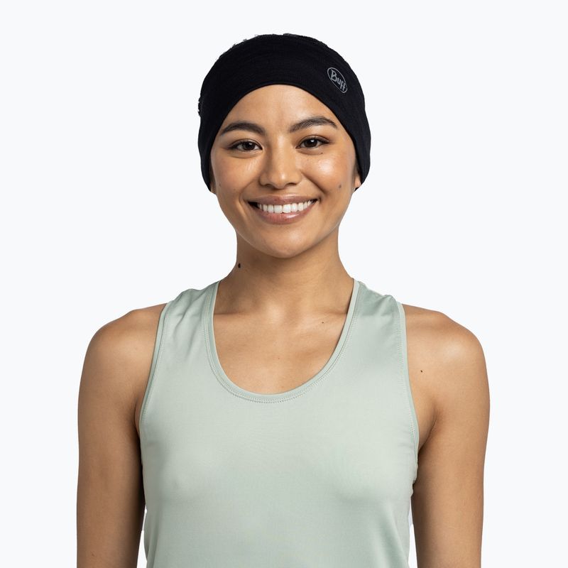 Galvos juosta BUFF Lightweight Merino Wool black 3