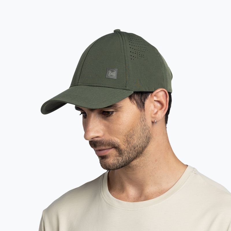 Kepurė su snapeliu Buff Summit solid khaki 4