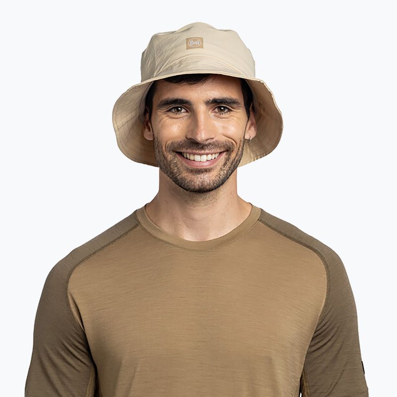 Skrybėlė BUFF Adventure Bucket Solid sand 5