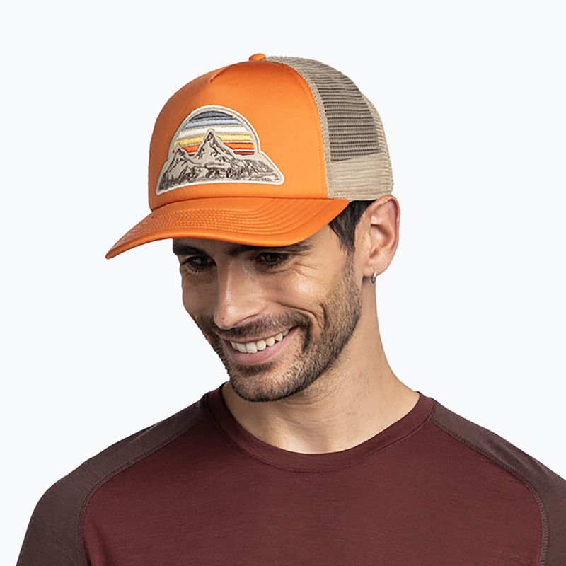 Kepuraitė su snapeliu BUFF Trucker Bougi ginger 3
