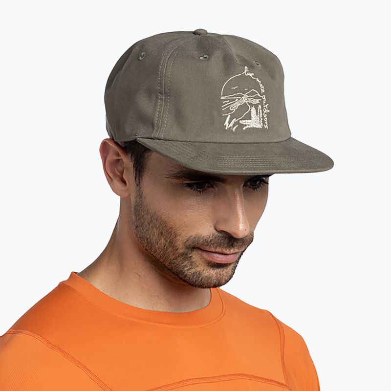 Kepuraitė su snapeliu BUFF Trucker Lander khaki 3