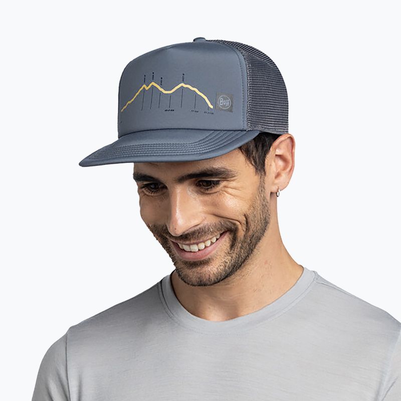 Kepuraitė su snapeliu BUFF Explore Trucker Cram ash 3