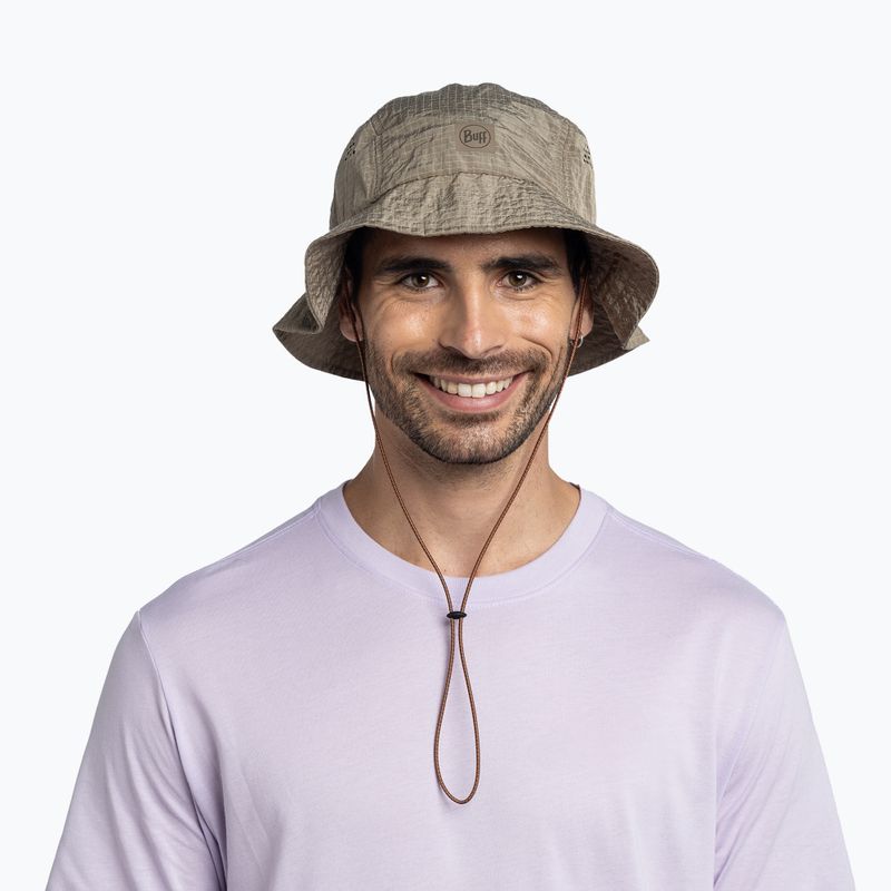 Skrybėlė BUFF Go Bucket solid tundra khaki 4