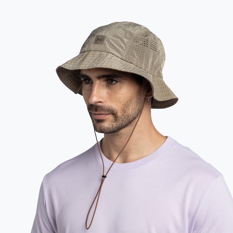 Skrybėlė BUFF Go Bucket solid tundra khaki 5