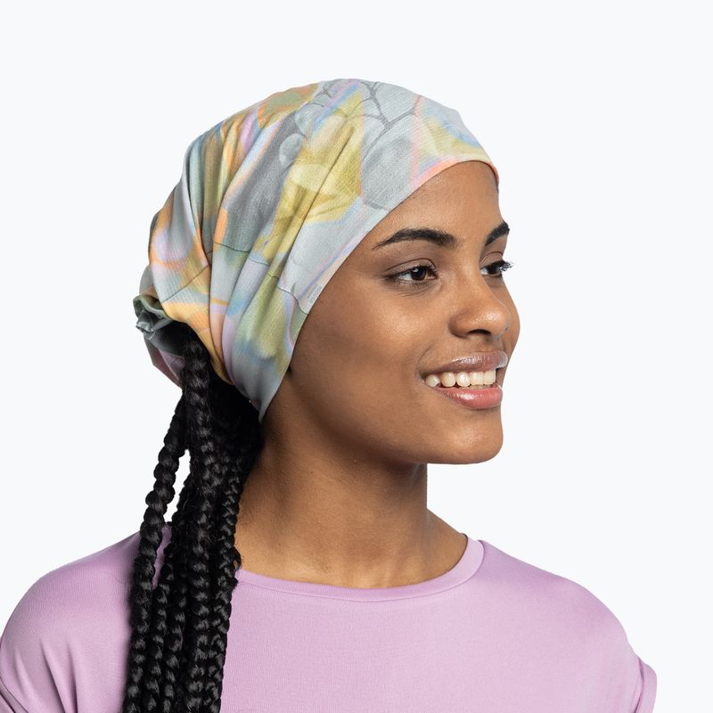 Daugiafunkcinė skara BUFF Coolnet UV Insect Shield Solid esmerald seagrove green 4