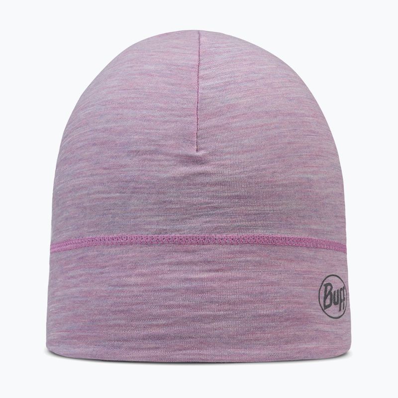 Žieminė kepurė BUFF Lightweight Merino Wool solid pansy
