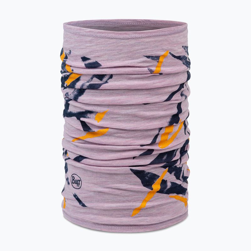 Daugiafunkcinė skara BUFF Lightweight Merino Wool virta grape ice
