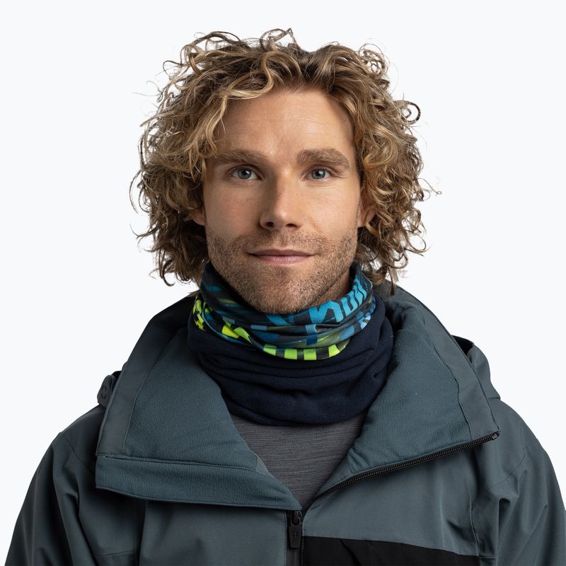 Daugiafunkcinė skara BUFF Polar Orby Night Blue 3