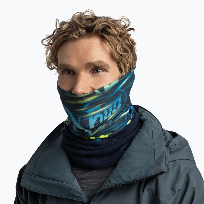 Daugiafunkcinė skara BUFF Polar Orby Night Blue 4