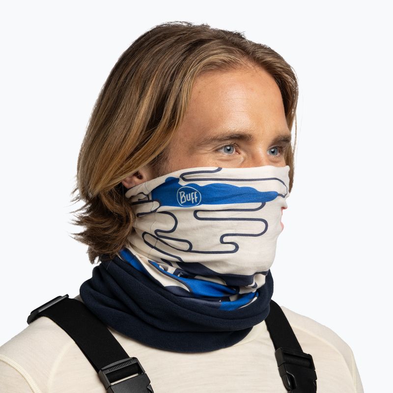 Daugiafunkcinė skara BUFF Polar hirajy blue 6