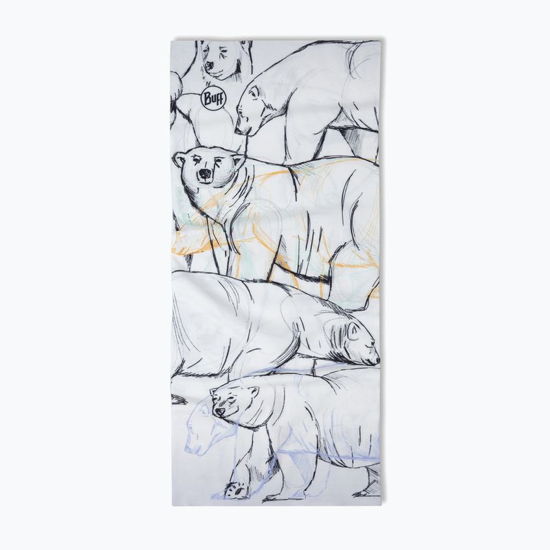 Vaikiška daugiafunkcinė skara BUFF Original Ecostretch bargy white 2