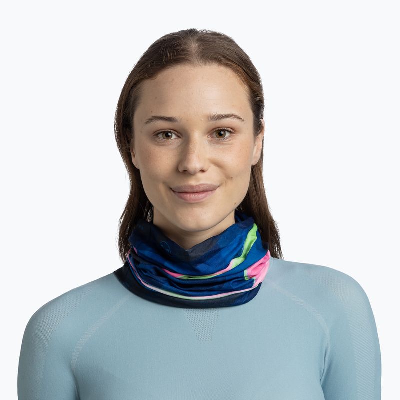 Daugiafunkcinė skara BUFF Original Ecostretch larto navy 3