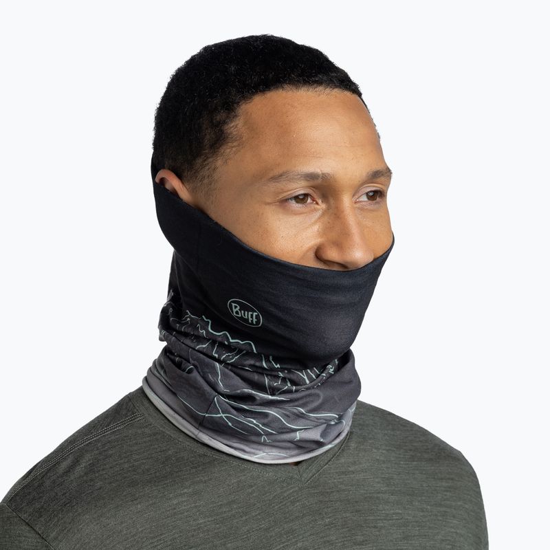 Daugiafunkcinė skara BUFF Original Ecostretch Unal Grey 5