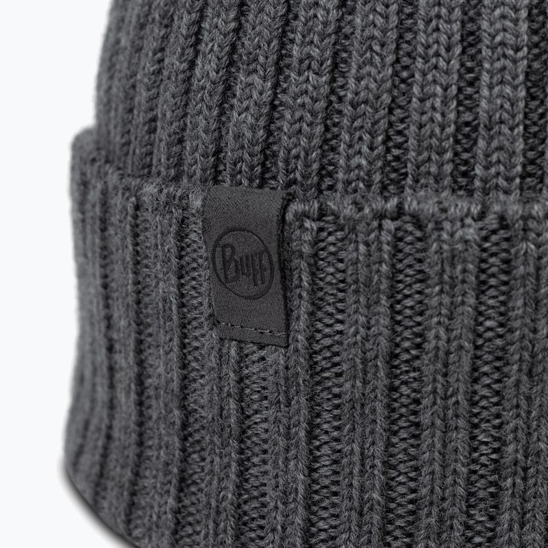žieminė kepurė BUFF Knitted Norval grey heather 2
