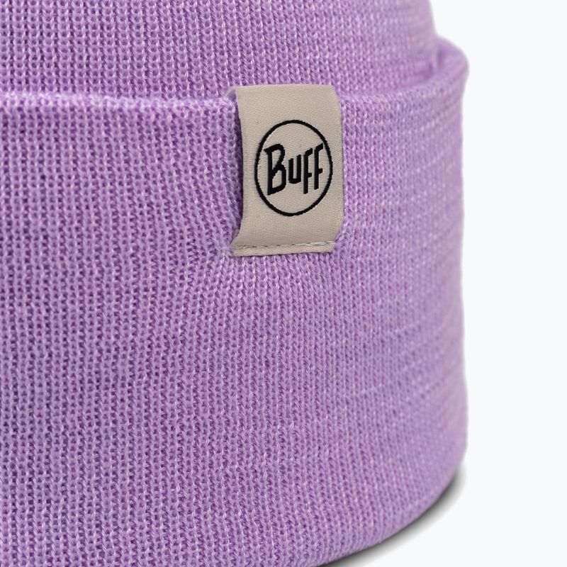 Žieminė kepurė BUFF Knitted Lilon grape ice 2