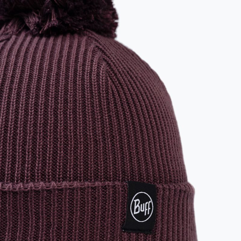 Žieminė kepurė BUFF Knitted Renvi burgundy 2